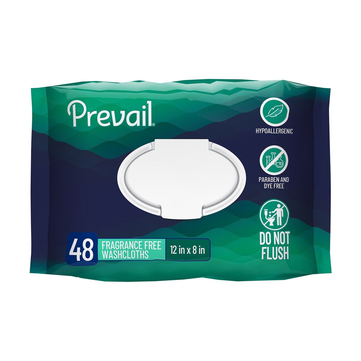 Prevail® Adult Personal Cleansing Wipe, Soft Pack, Aloe, Vitamin E