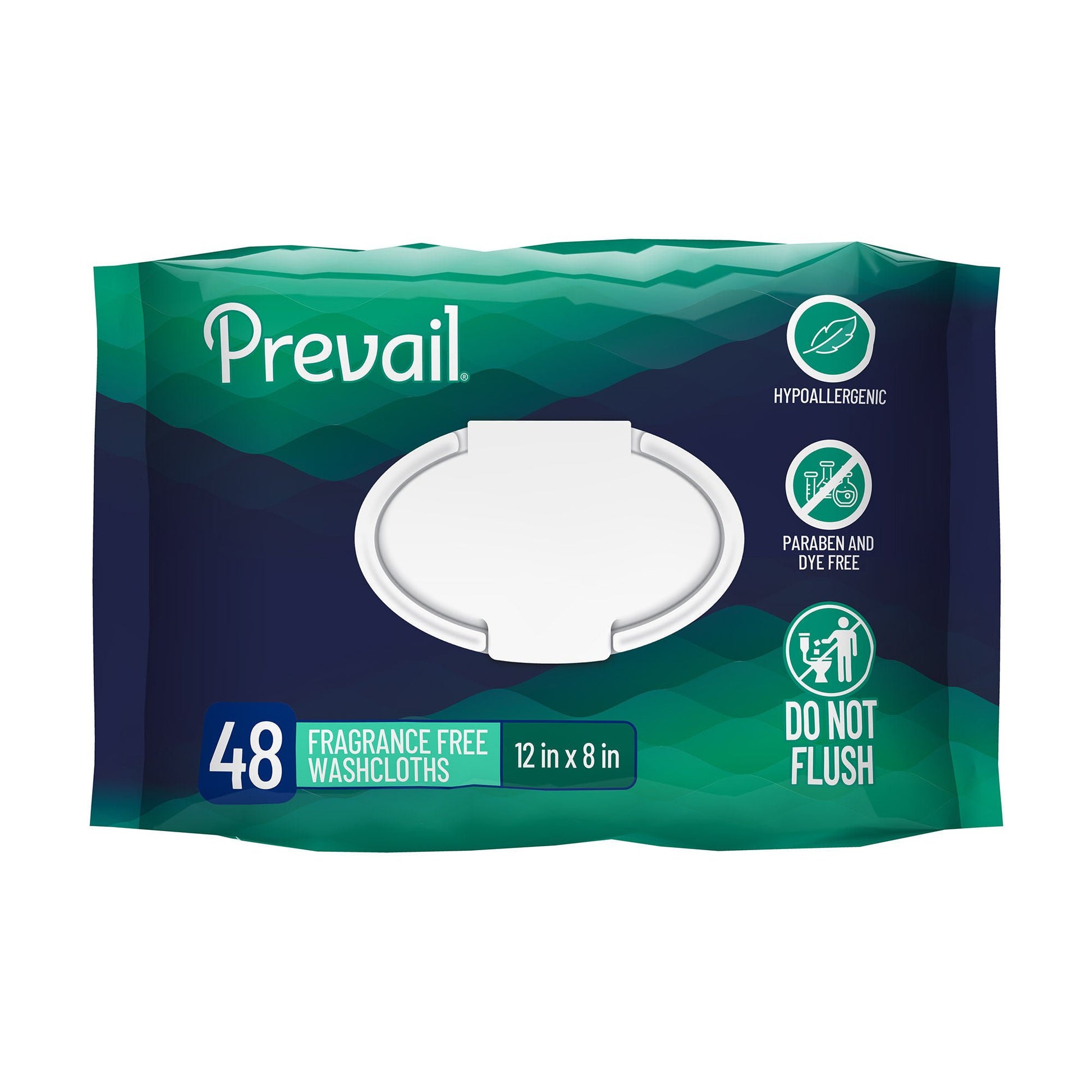 Prevail® Adult Personal Cleansing Wipe, Soft Pack, Aloe, Vitamin E
