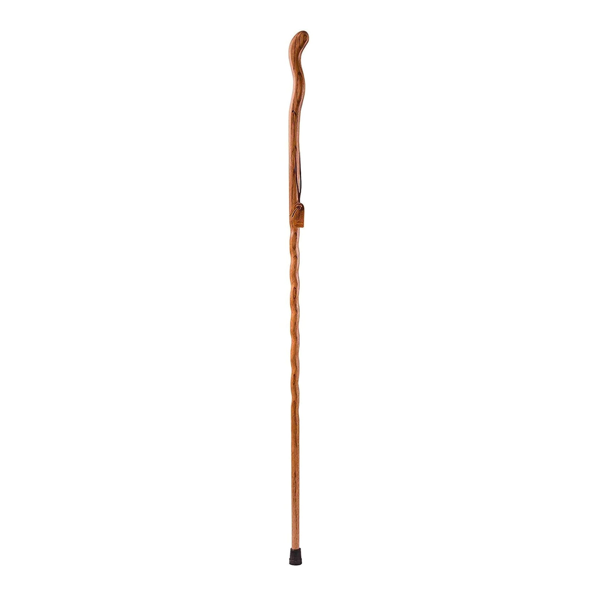 Brazos™ FitnessWalker Handcrafted Walking Stick, 58-Inch, Red