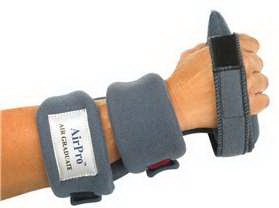 OCSI AirPro Air Graduate Wrist / Hand Splint Fabric Left or Right Hand Blue