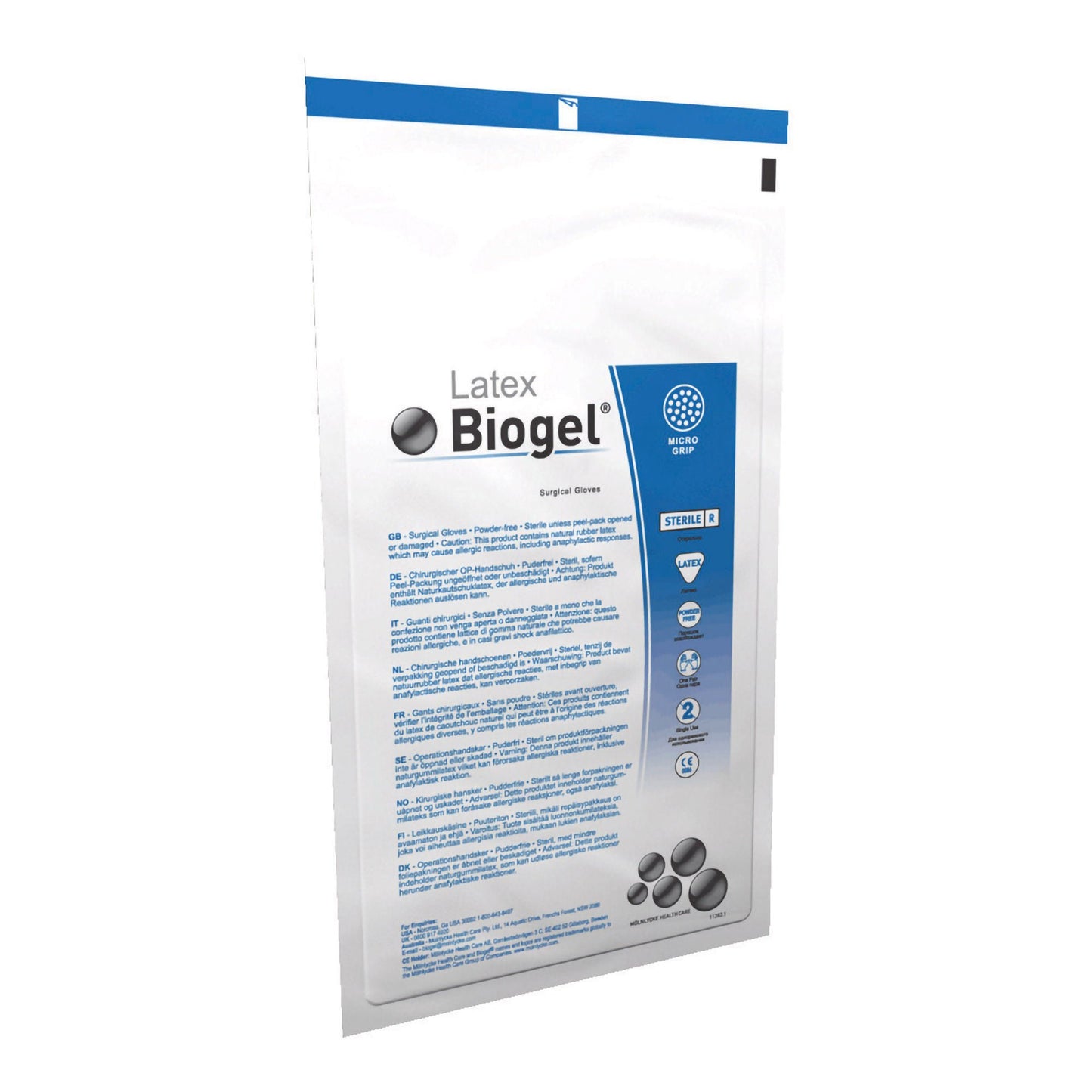 Sterile Biogel® M Latex Surgical Gloves, Straw - view 5