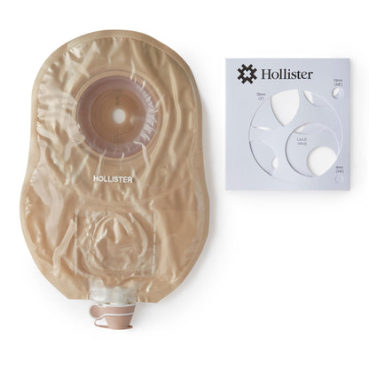 CeraPlus™ Soft Convex 1-Piece Ultra Clear Urostomy Pouch, Cut to fit up to