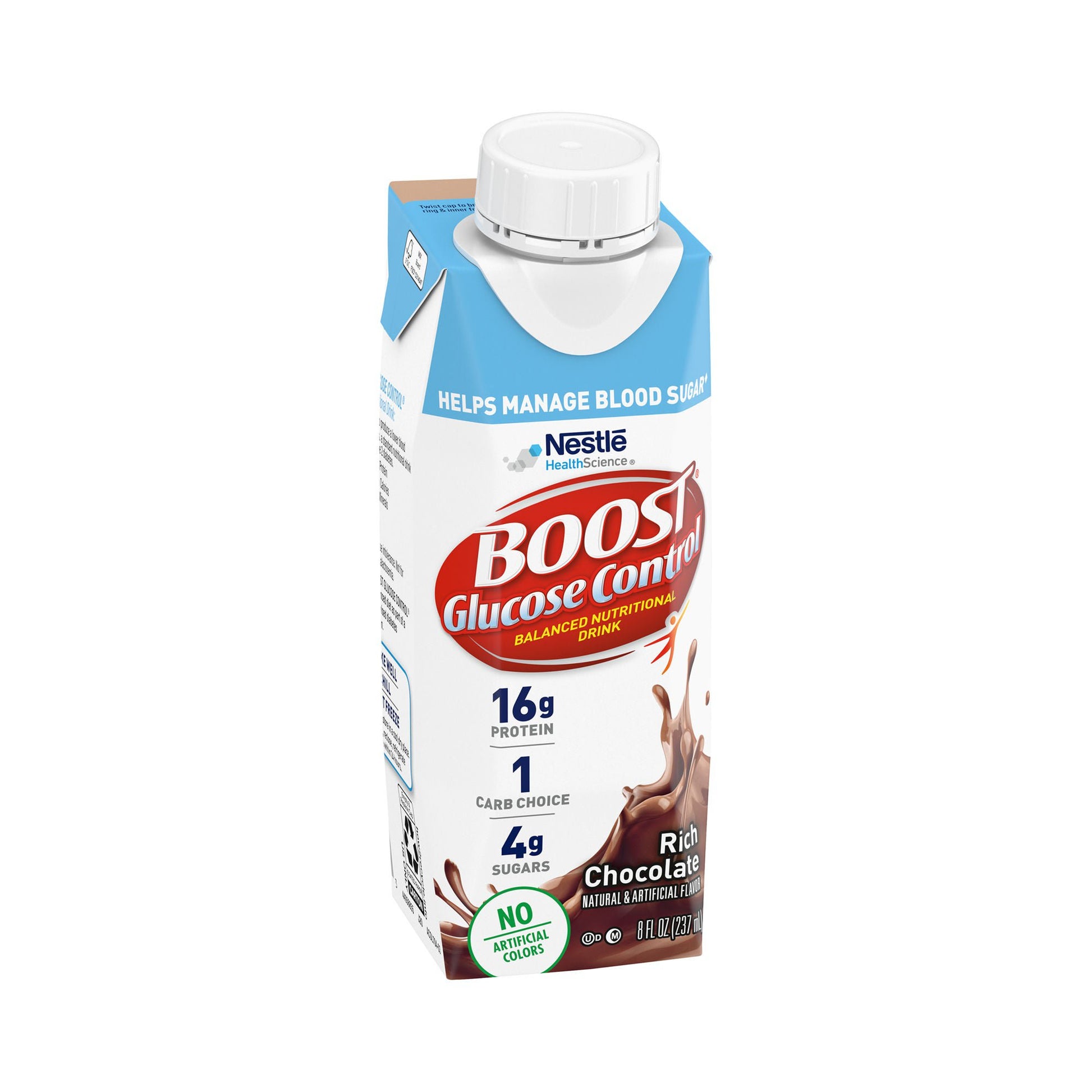 Boost® Glucose Control Chocolate Balanced Nutritional Drink, carton