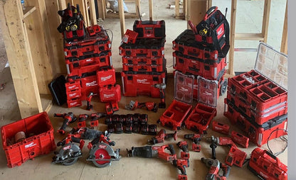 Milwaukee PACKOUT Compact Low-Profile Organizer 48-22-8436 | 5-Piece
