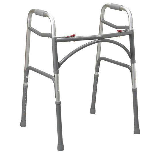 drive™ Aluminum Bariatric Dual Release Walker, 32 – 39 Inch Height