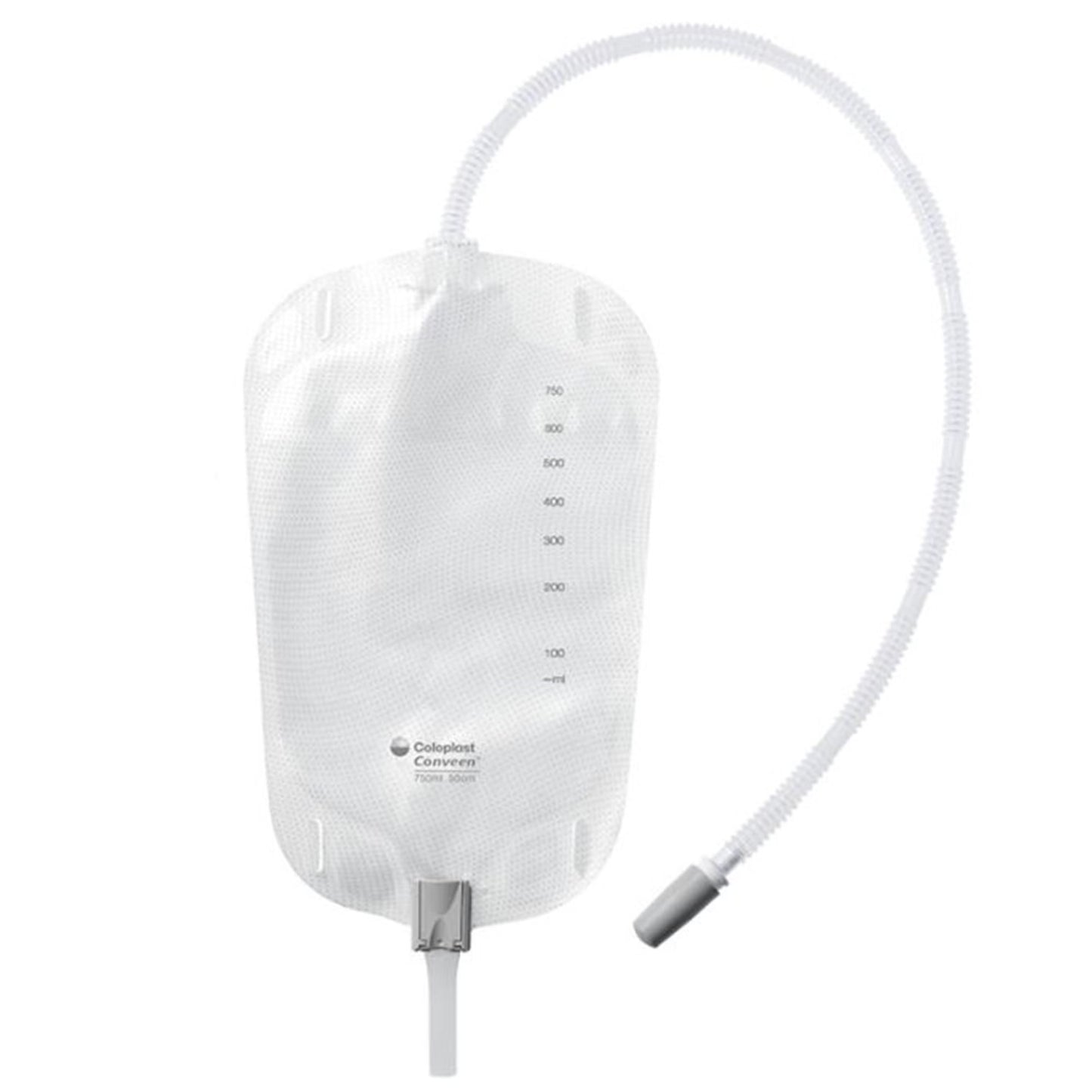 Conveen® Urinary Leg Bag, Anti-Reflux and Clamp Valve, Vinyl/Flocked