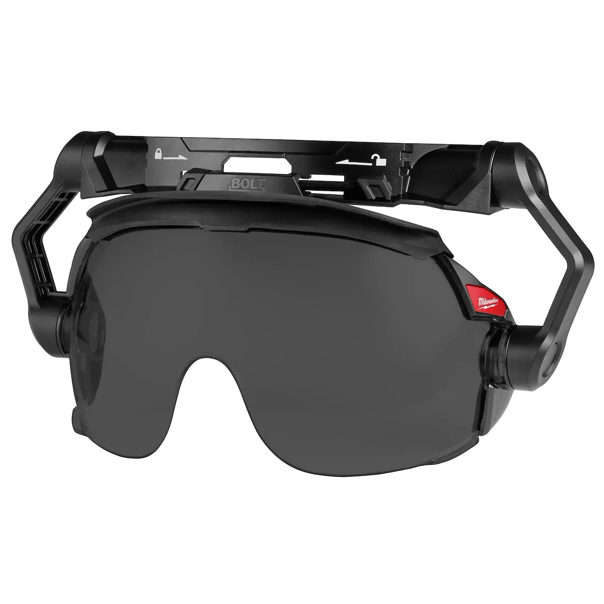 Milwaukee 10pk Gasketed Tinted Eye Visor Replacement Lenses (BOLT Safety Helmet & BOLT Hard Hat Mount) 48-73-1455 | 10-Piece