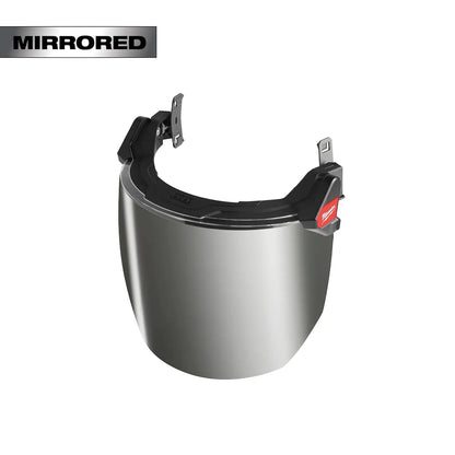 Milwaukee BOLT Full Face Shield - Mirrored Dual Coat Lens (Compatible with BOLT Safety Helmets & BOLT Hard Hats) 48-73-1429
