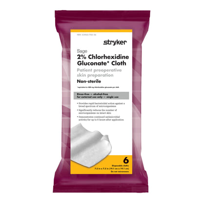 Sage® 2% CHG Preoperative Skin Prep Wipe