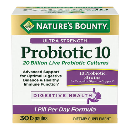 Nature's Bounty® Ultra Strength Probiotic 10 Capsules