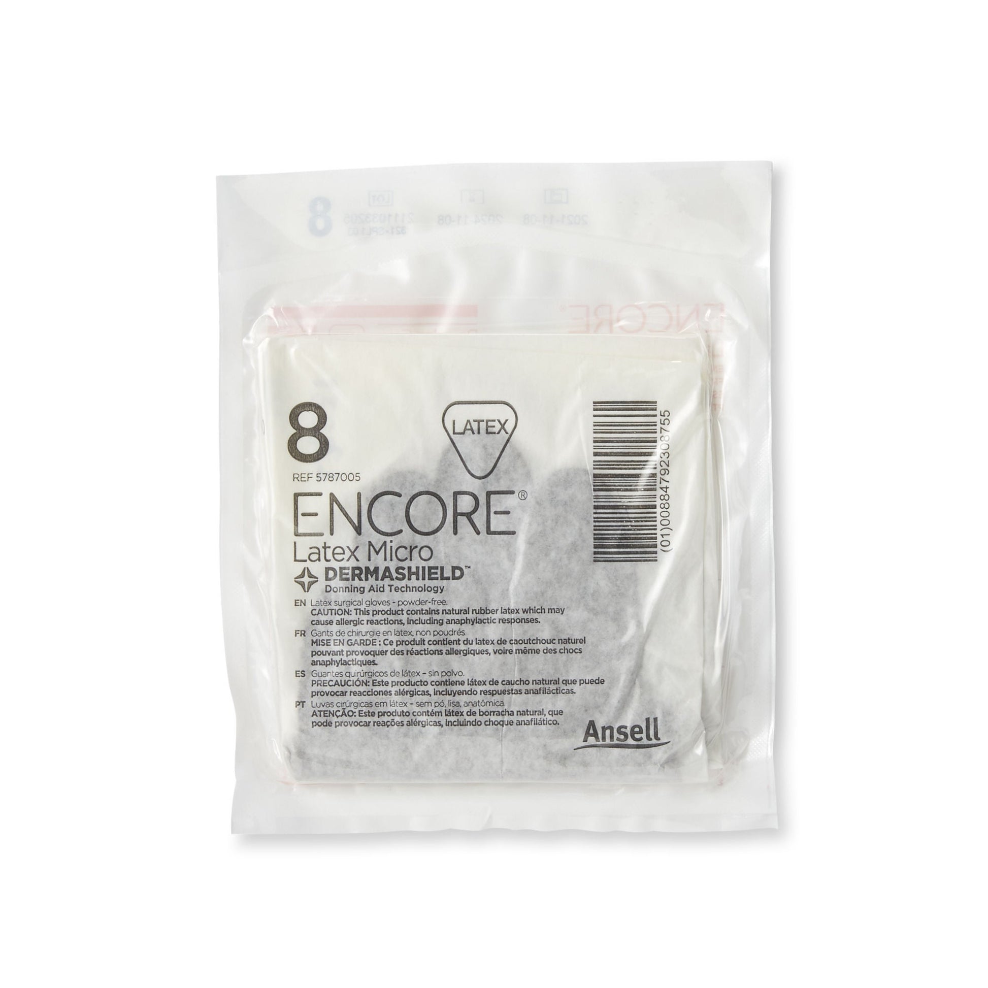 Sterile ENCORE® Latex Micro Latex Surgical Gloves, Brown - view 7