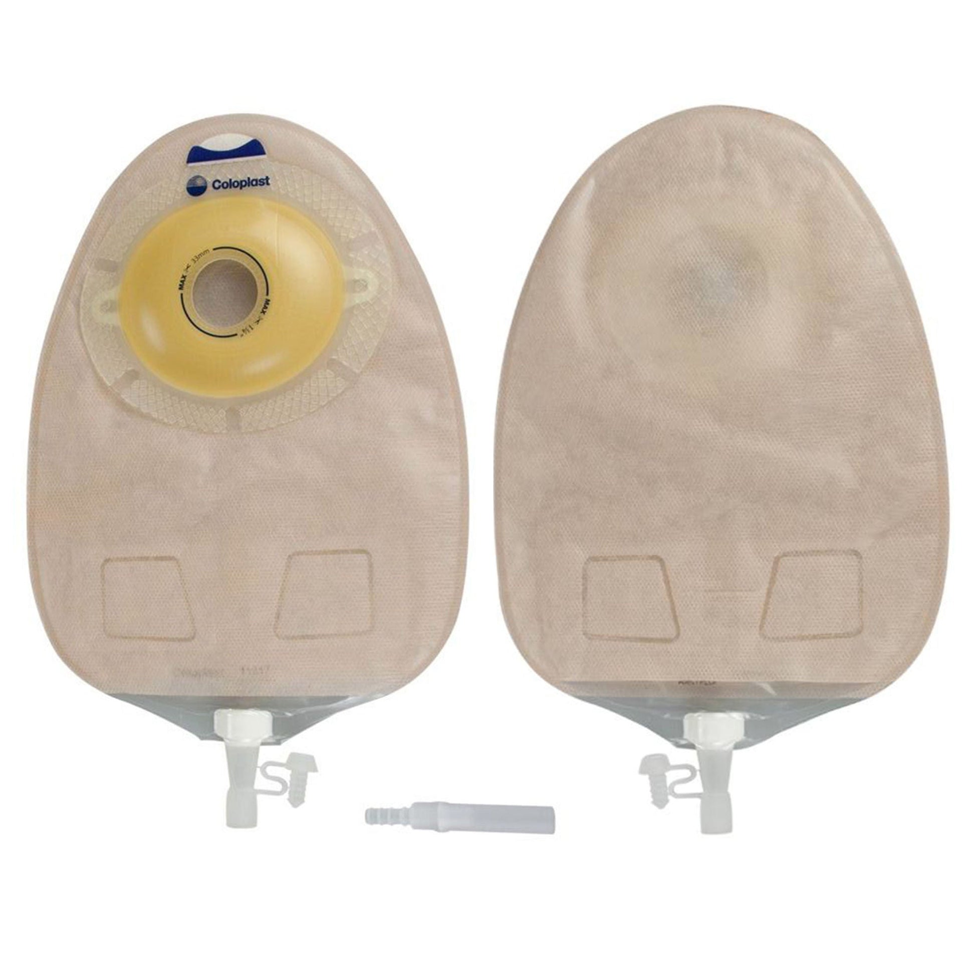 SenSura® Convex Light 1-Piece Opaque Urostomy Pouch, Stoma