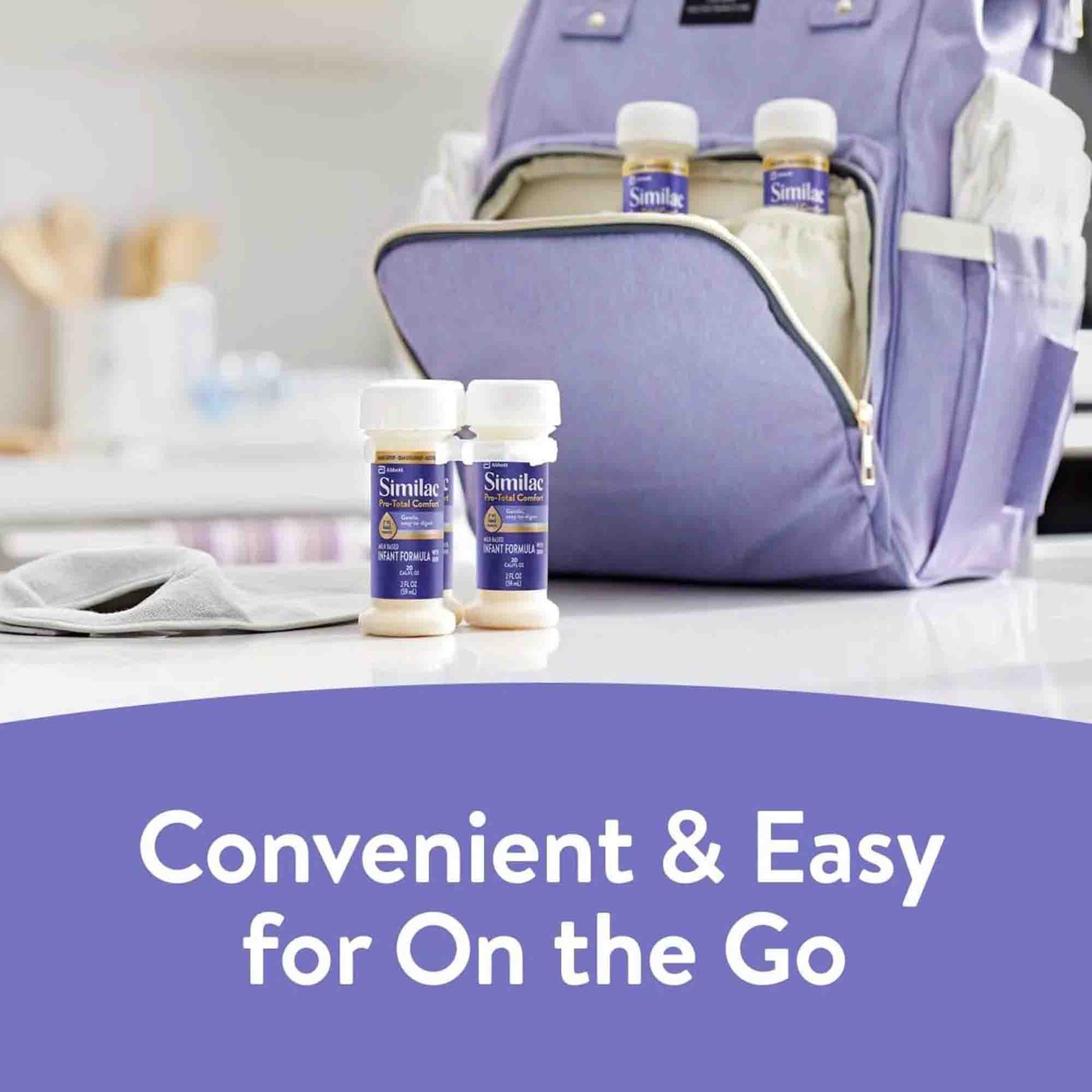 Similac Pro-Total Comfort Infant Formula Unflavored Bottle Liquid Iron Lactose Sensitivity