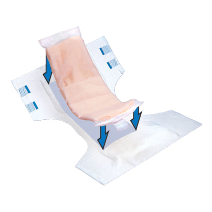 TopLiner™ Added Absorbency Incontinence Booster Pad, 4 x 14 Inch