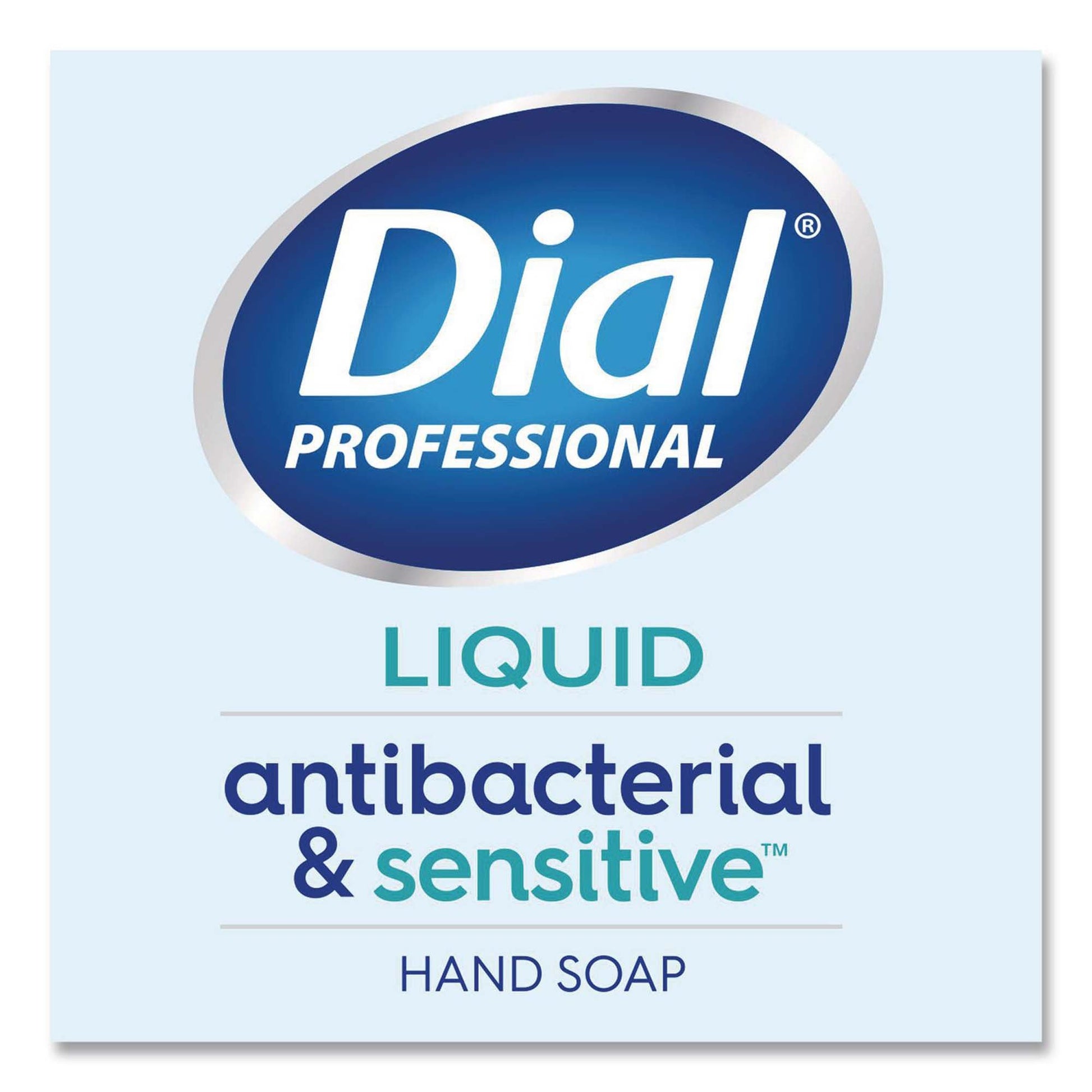Dial Professional Antibacterial & Sensitive + Aloe Antibacterial Soap Liquid Pump Bottle Unscented