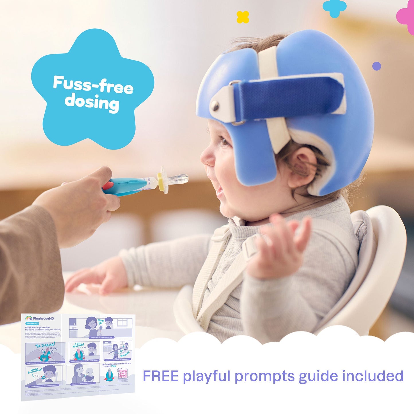 Medicine Buddy™ Rocket Medication Dispenser for Infants, Babies & Toddlers