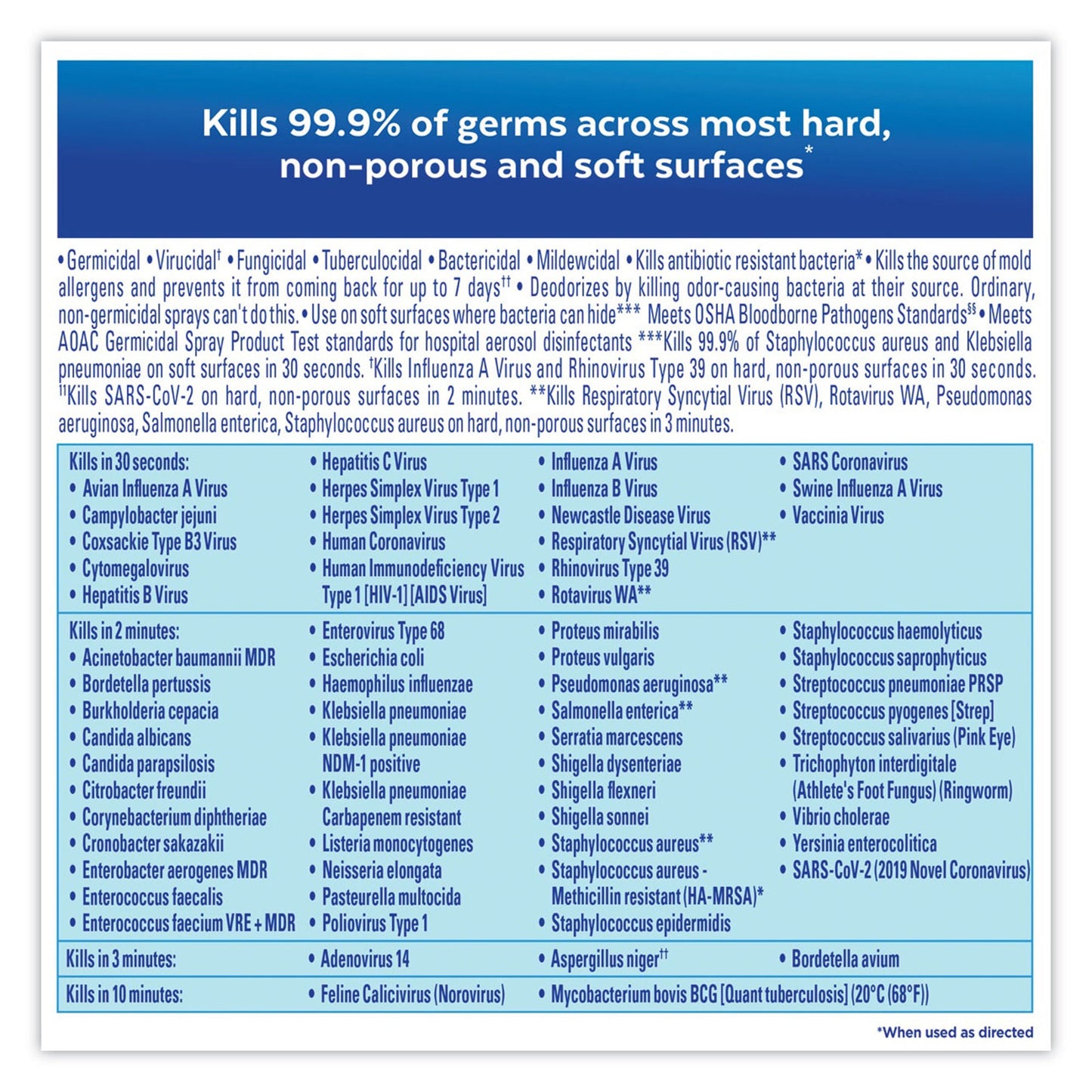 Lysol® I.C.™ Surface Disinfectant, Aerosol Spray Can
