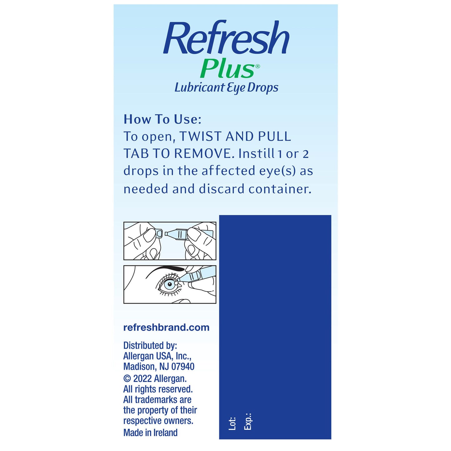 Refresh Plus® Lubricant Eye Drops Original Strength