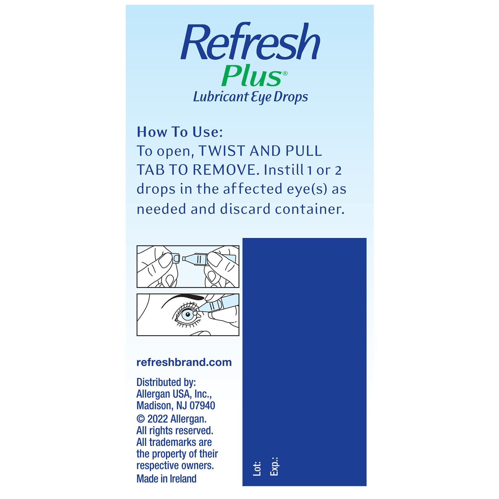 Refresh Plus® Lubricant Eye Drops Original Strength