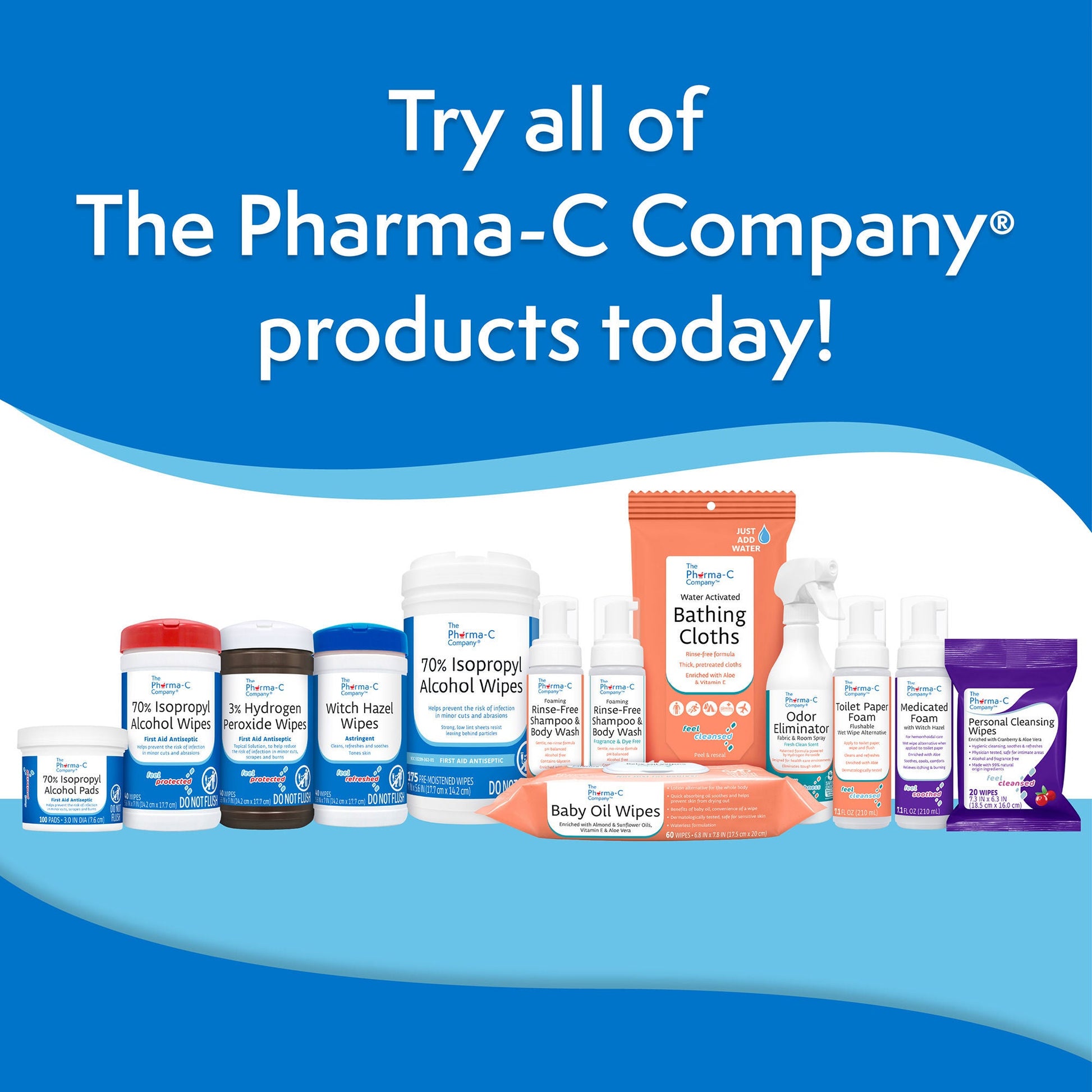 Pharma-C-Wipes® Hydrogen Peroxide Antiseptic