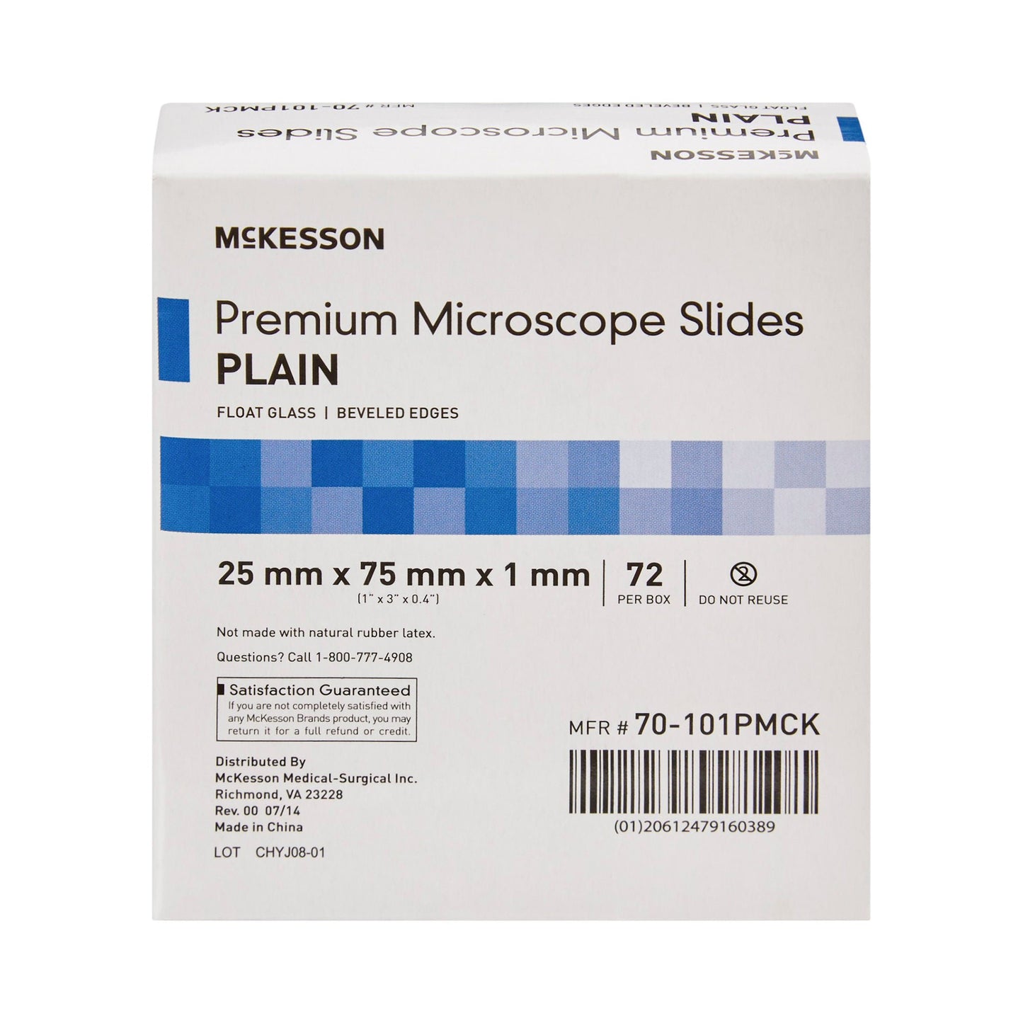 McKesson Premium Plain Microscope Slide