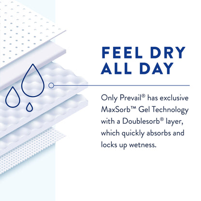 Prevail Air™ Stretchable Ultimate Plus Absorbency Briefs, Size 3