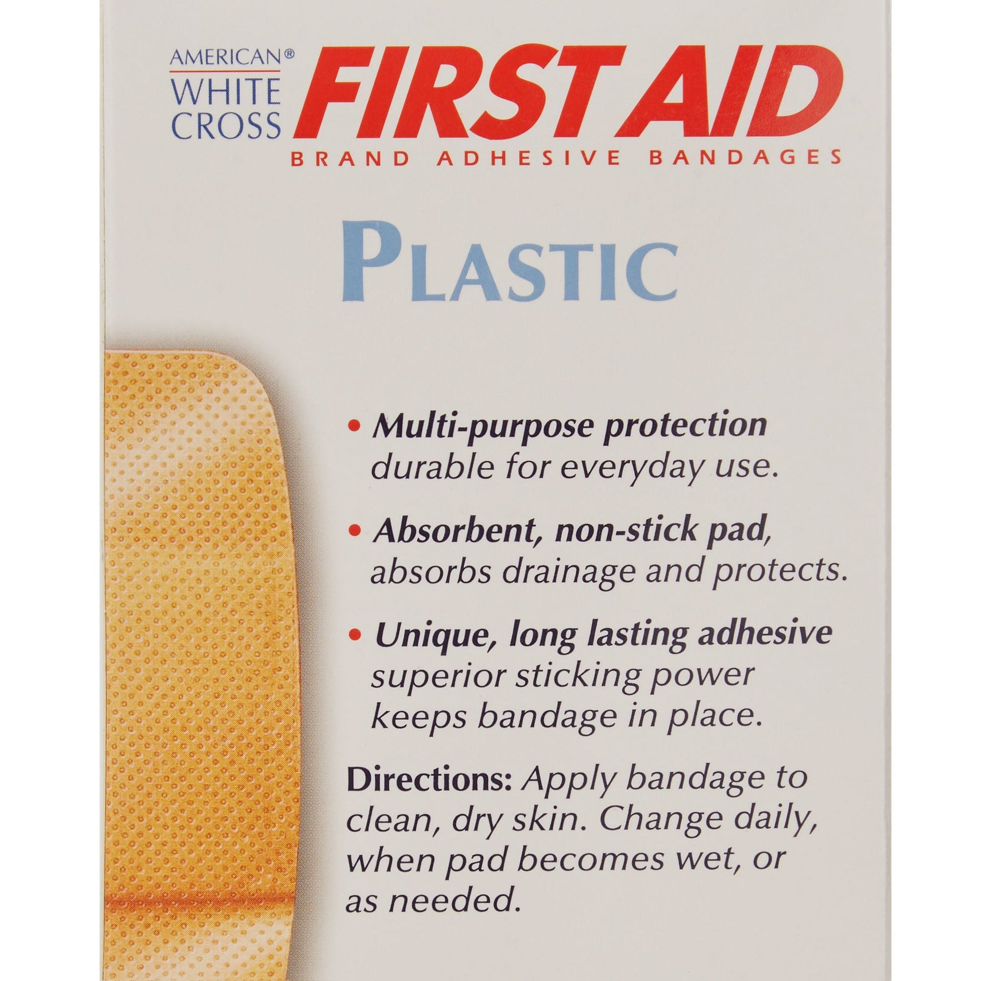 American® White Cross First Aid Adhesive Strip
