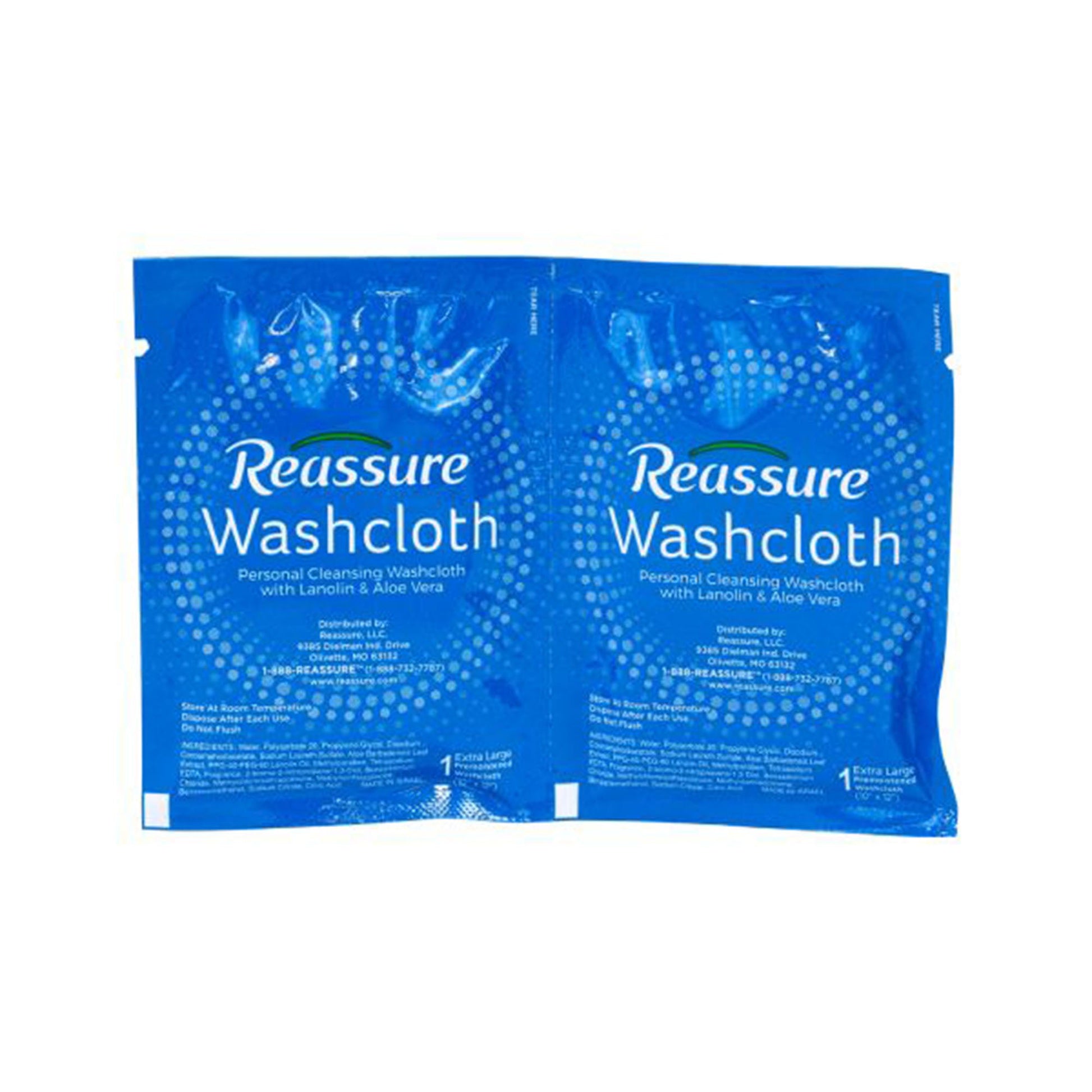 Reassure Personal Cleansing Wipe Individual Packet Light Scent