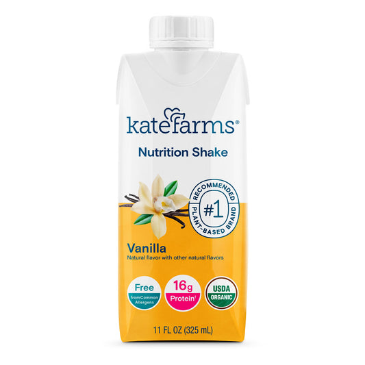Kate Farms® Nutrition Shake, Vanilla, carton