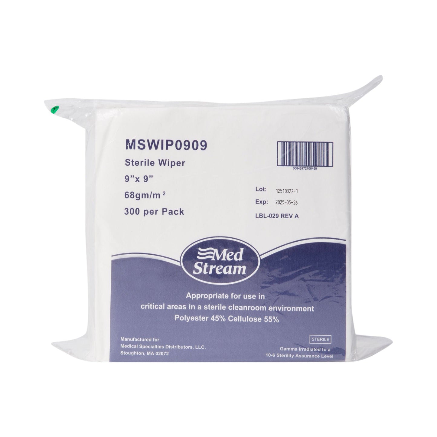 McKesson Cleanroom Low Lint Wipes