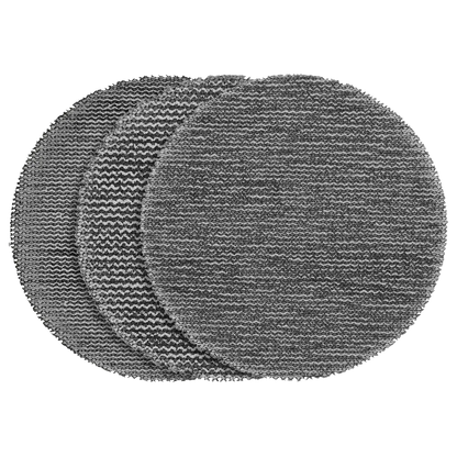 Milwaukee 3” Assorted 80, 120, 180 Grit Mesh Sanding Discs with POWERGRID Tear Resistant Mesh – (12 PK) + Pad Saver 48-80-6405