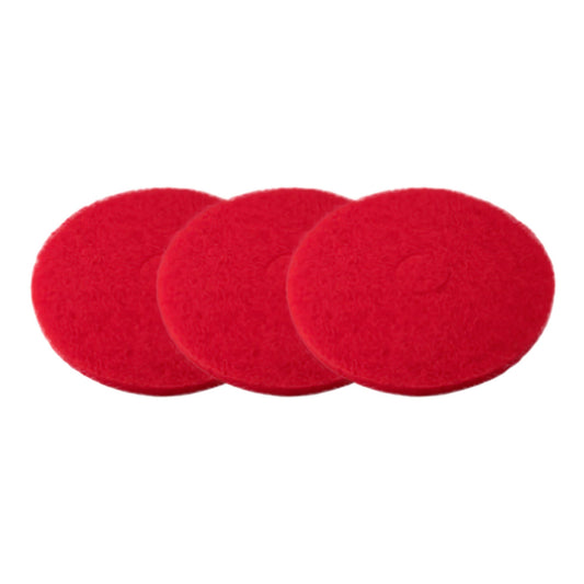 Performance Plus Hard Floor Buffing Pad 19 Inch Diameter Red Polyester Fiber