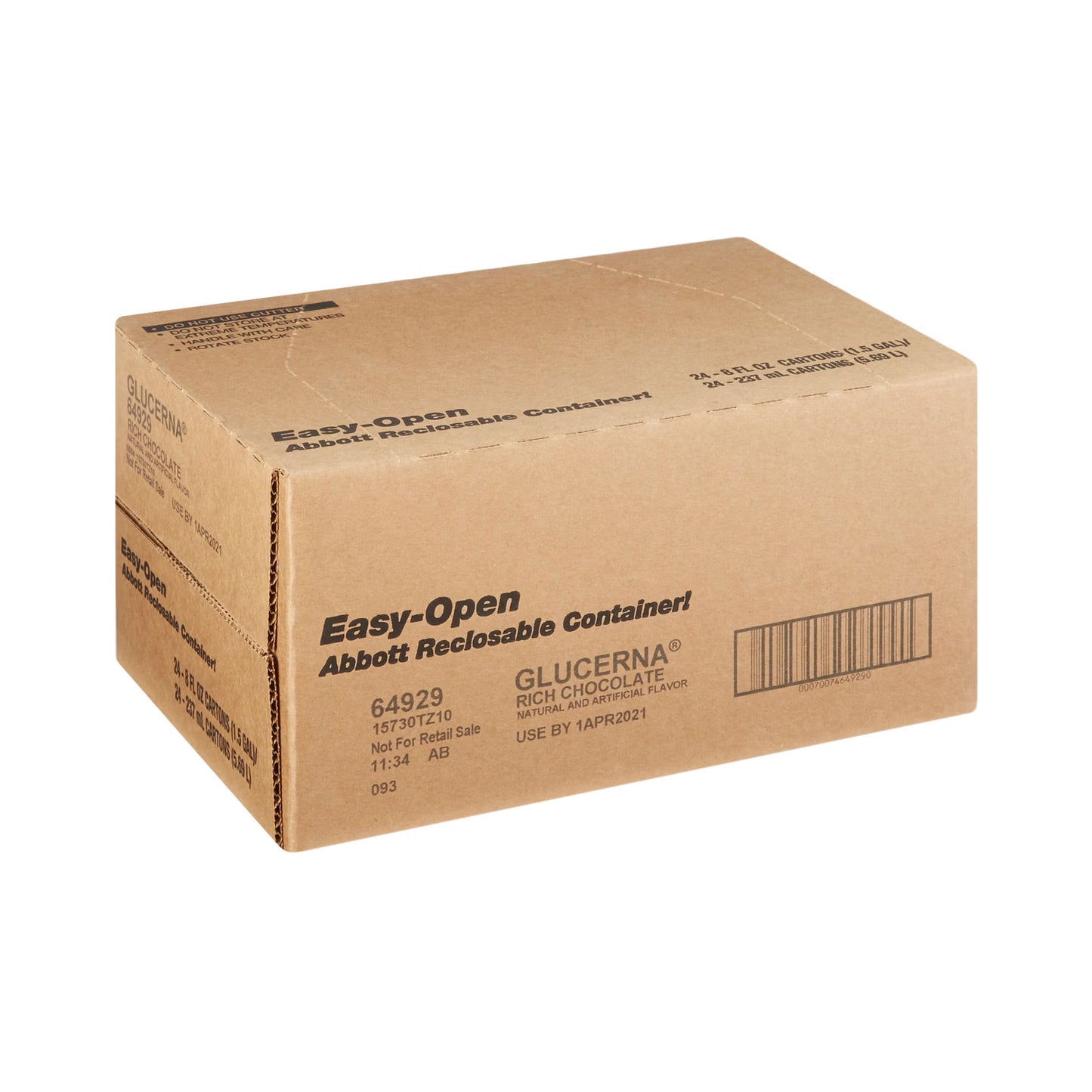 Glucerna® Chocolate Therapeutic Nutrition Shake, carton