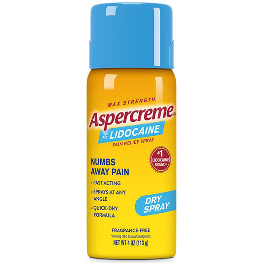 Aspercreme® Max Lidocaine Topical Pain Relief, Spray