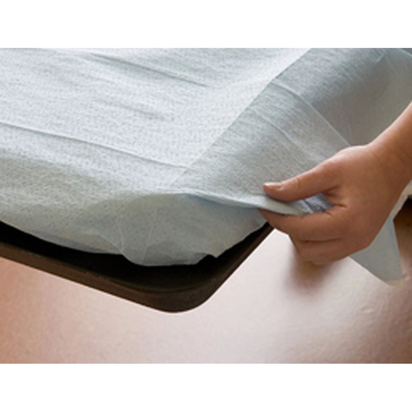 Graham Medical Blue / White Flat Stretcher Sheet