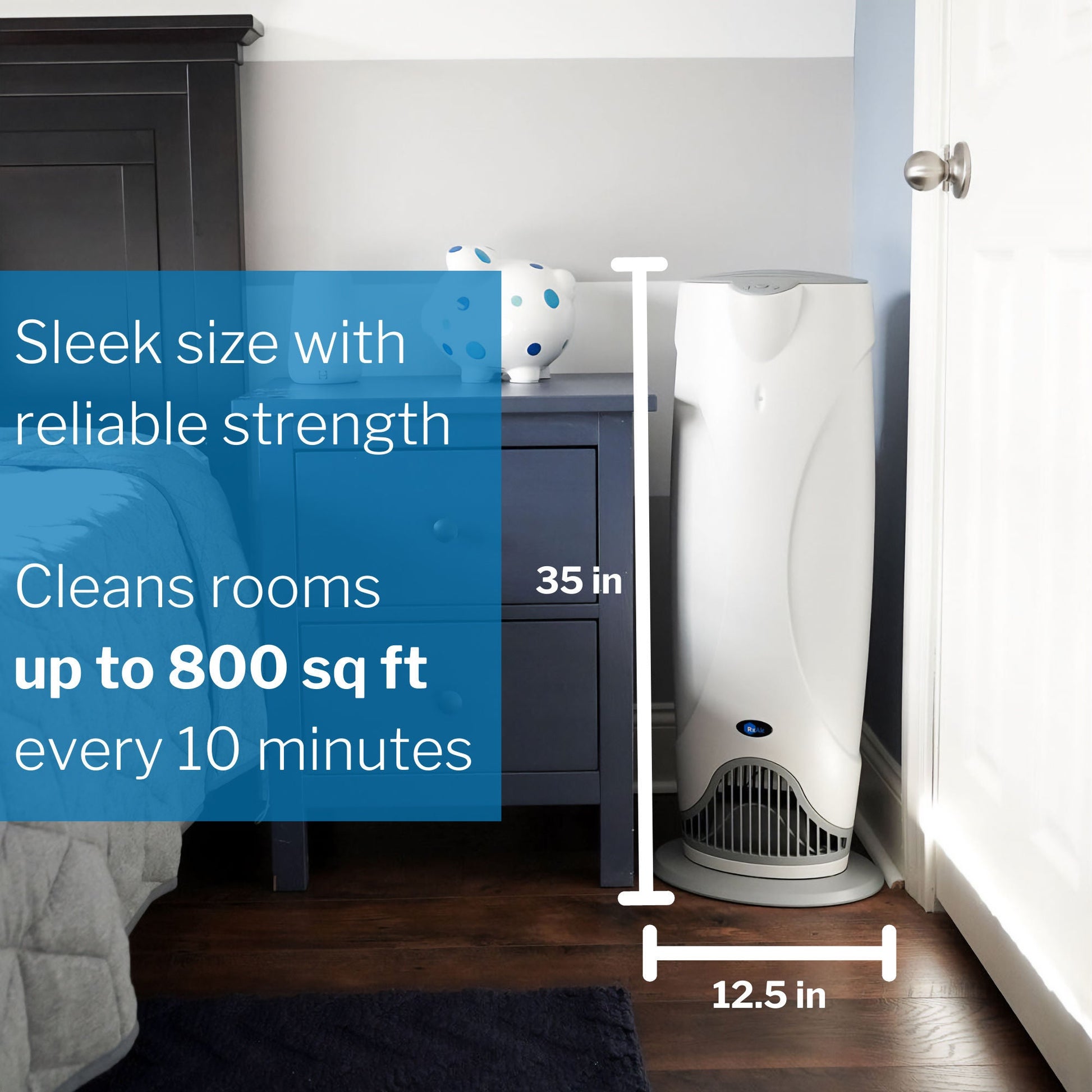 Vystar RX-Air Purifier for Large Rooms, Filterless UV Purification