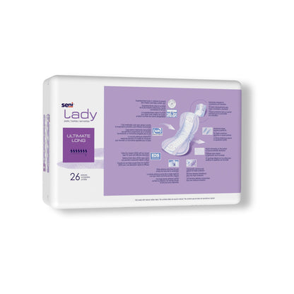 Seni® Lady Ultimate Absorbency Bladder Control Pads, Long