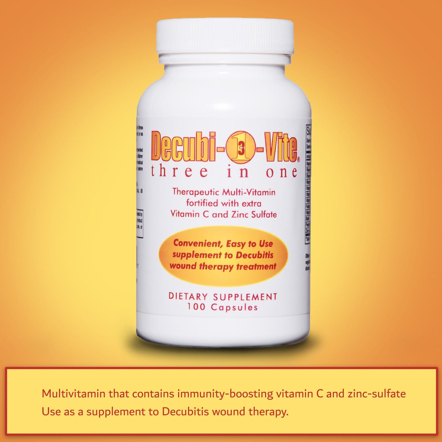 Decubi-Vite® Three In One Multivitamin Supplement