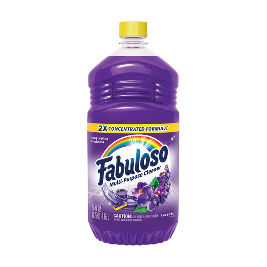 Fabuloso Surface Cleaner Manual Pour Liquid Bottle Lavender Scent