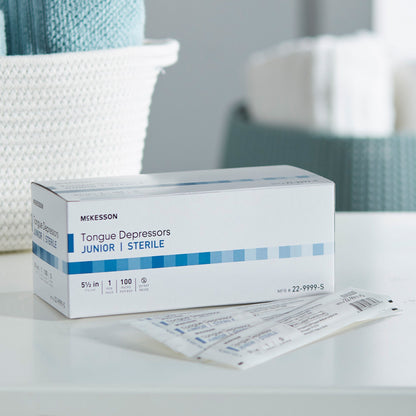 McKesson Tongue Depressor for Pediatric Use, Sterile – Box of 100 - view 10