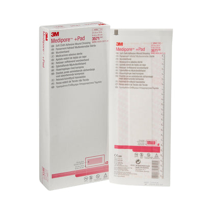 3M™ Medipore™ + Pad Soft Cloth Adhesive Dressing