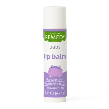 Medline Remedy Baby Lip Balm Balm Tube Unflavored