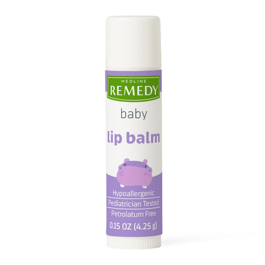 Medline Remedy Baby Lip Balm Balm Tube Unflavored