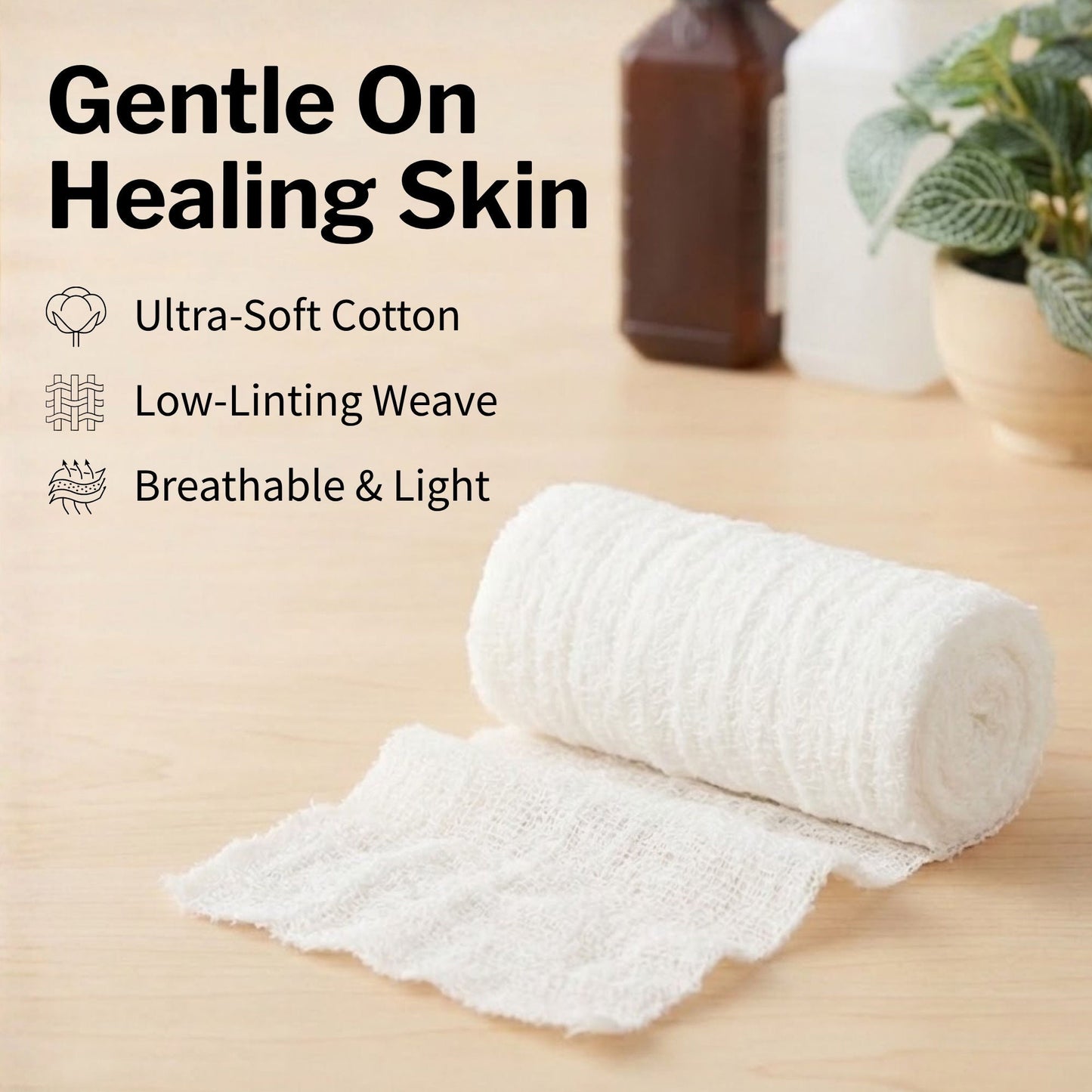CareStock™ Nonsterile Gauze Bandage Roll, Sterile