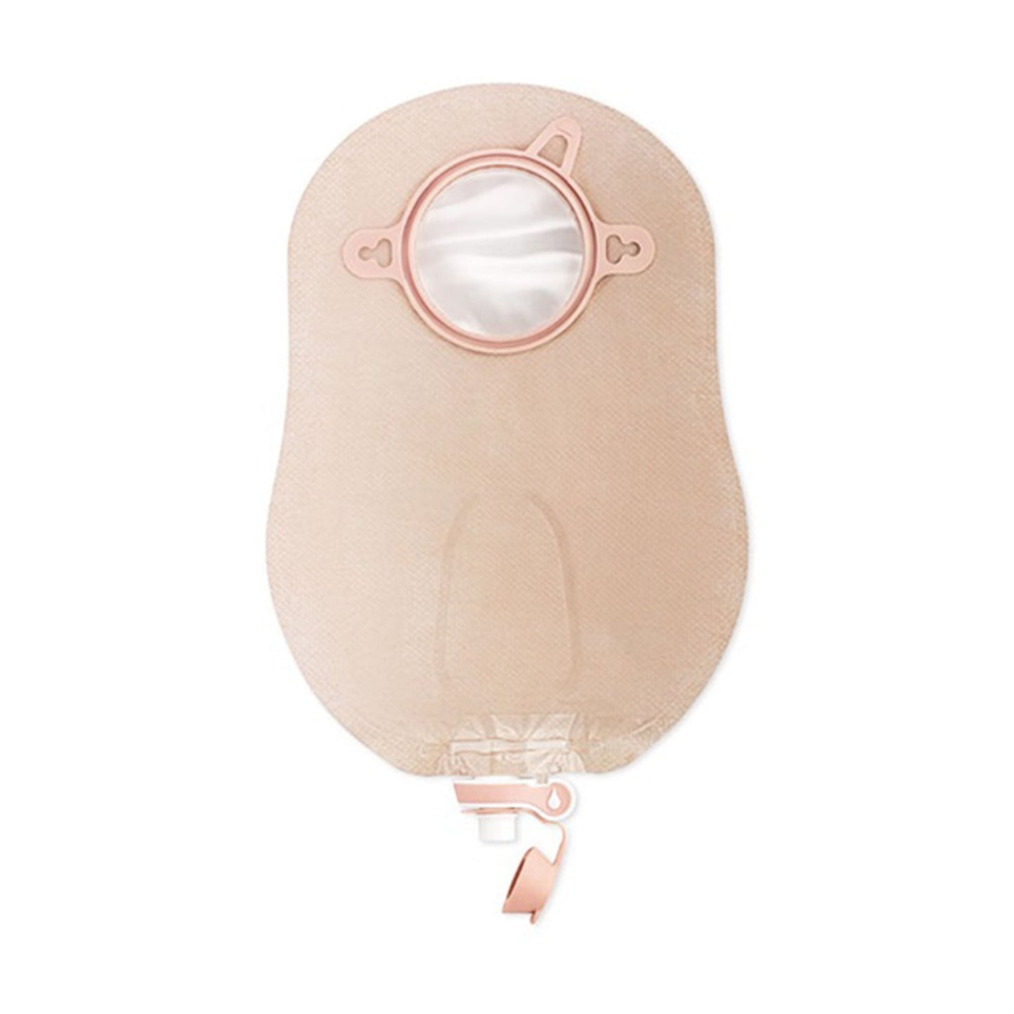 New Image™ 18123 2-Piece Beige Colostomy Pouch, Pre-cut to Fit Stomas, Red
