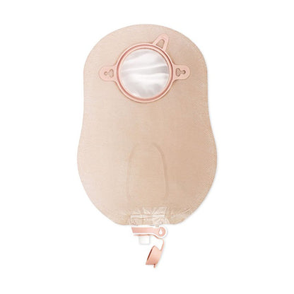 New Image™ 18123 2-Piece Beige Colostomy Pouch, Pre-cut to Fit Stomas, Red