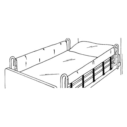 SkiL-Care™ Cushion Top Vinyl Bed Rail Pads, 72 Inch Length