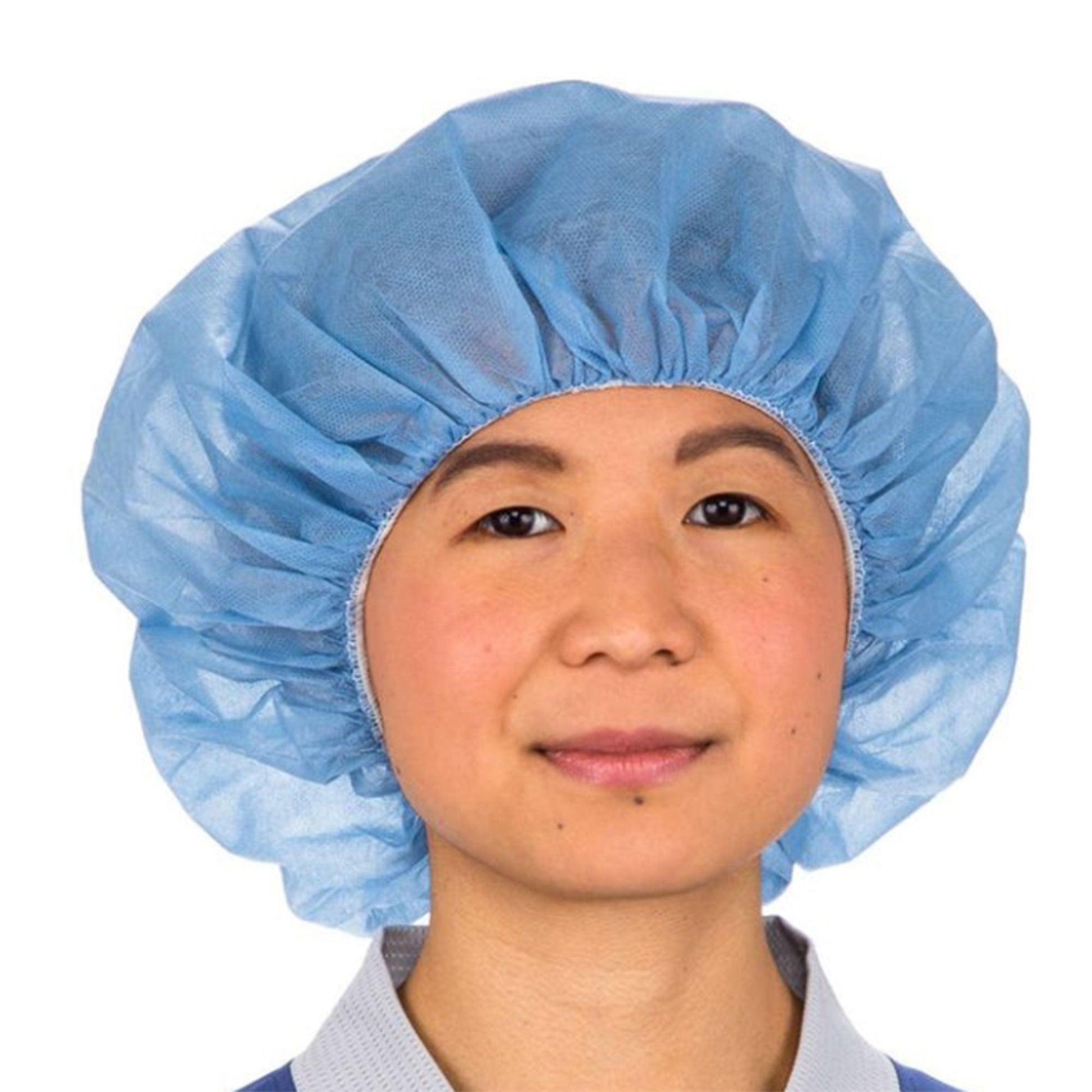 Cardinal Health Blue Bouffant Cap, 24 in.