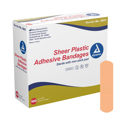 dynarex® Tan Sheer Adhesive Strip