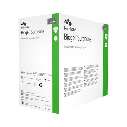 Sterile Biogel® Surgeons Latex Surgical Gloves, Straw - view 3
